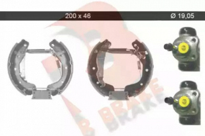 R BRAKE 79rbkt0085 -  Комплект тормозных колодок